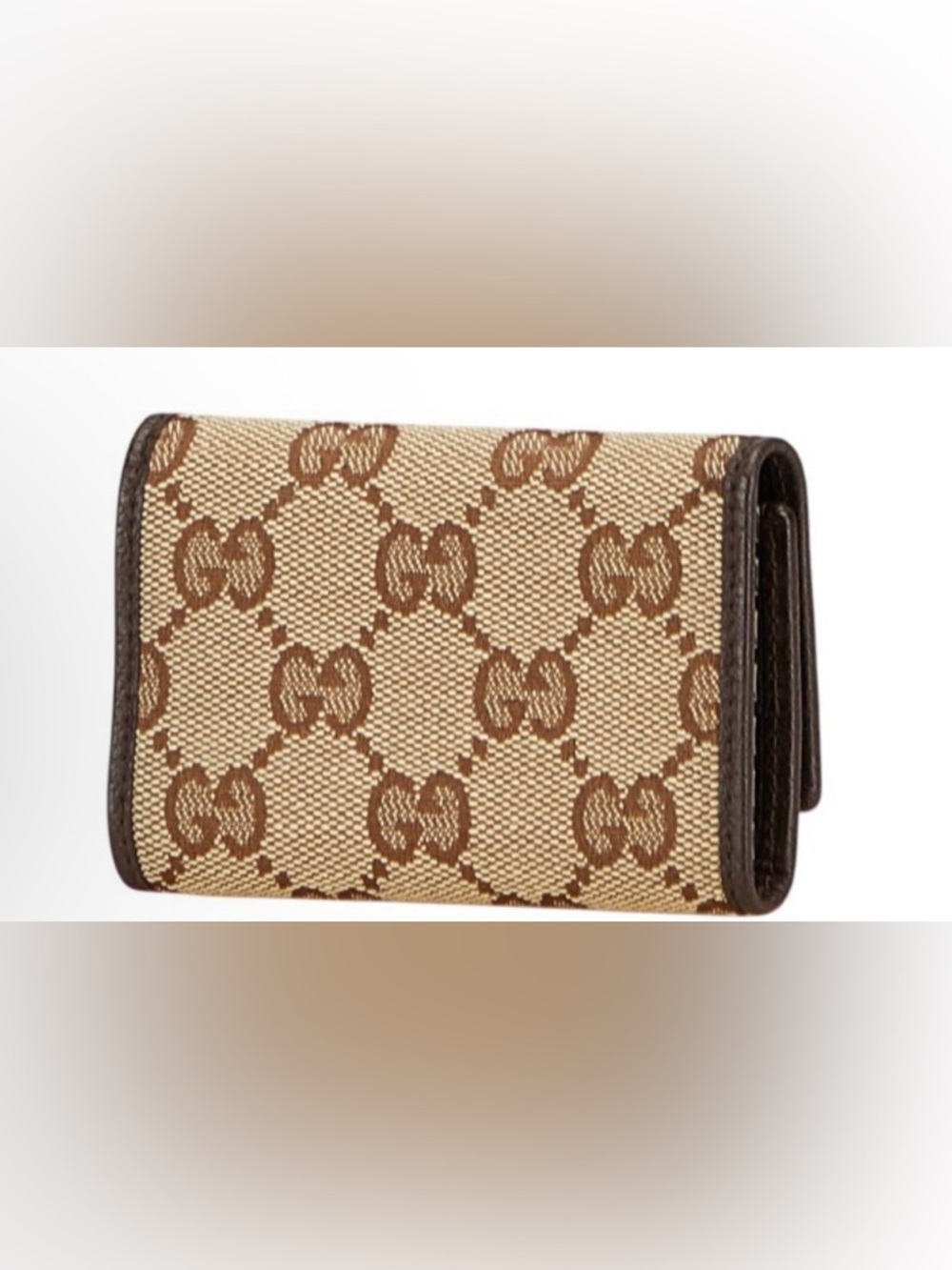 LIKE NEW Vintage Gucci GG Canvas 6-Ring Key Case - Picture 2 of 9